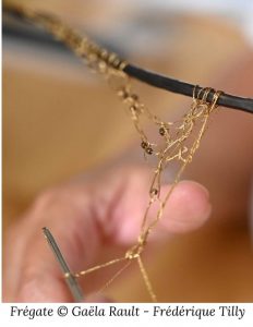broderie en cours