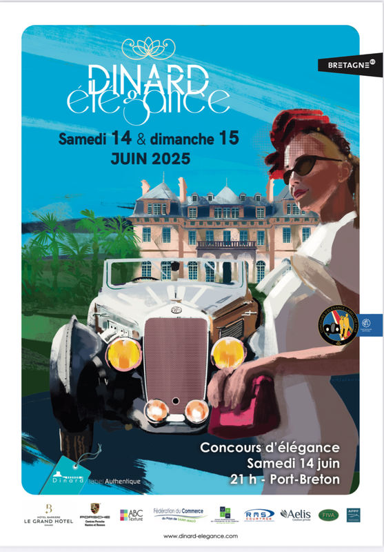 affiche Dinard Elégance